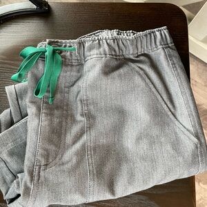 Mens Figs Grey Cargo Scrub Pants